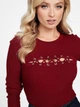 Джемпер женский GUESS Q2RR37Z0610 XS Красный (7621701137234) - изображение 4