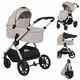 Універсальна коляска 3 в 1 Lionelo LAYLA 3IN1 BEIGE SAND - зображення 1