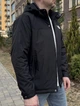 Чоловіча легка куртка з капюшоном весна осінь на синтепоні розмір 2XL - зображення 4