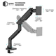 Настенное крепление для телевизора Qube 17"-57" Black (5727GB.USB) - изображение 5