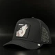 Оригинальная черная кепка с сеткой Goorin Bros. Lone Wolf Trucker 101-2449-VOI01 - изображение 1