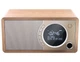 Радіоприймач колонка Sharp DR450BR Brown DAB+, FM RDS, Bluetooth, мережа - зображення 1