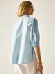 Блузка женская Regatta Womens Nofino Shirt RWS203-L2B 36 Голубая (5063516301349) - изображение 2