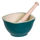 Ступка керамическая с пестиком Emile Henry Kitchen Tools 450 мл синий 970255 (08760063) - изображение 4