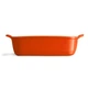 Форма для запікання керамічна Emile Henry Ovenware 27.5 х 23.5 см помаранчевий 762050 (08701099) - зображення 3