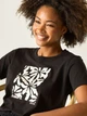 Футболка хлопковая женская Regatta Womens Filandra VX T-Shirt RWT327-ZX6 40 Черная (5063516330028) - изображение 5