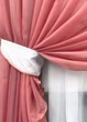 Кухонний комплект VR-Textil № 063к "Emily" шторки з підв'язками кораловий з білим 315х170 см (52-0346) - зображення 5
