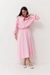 Рожева сорочка з гумкою на поясі LiLove 410 L Shirt Pure - изображение 3