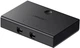 Спліттер UGREEN KVM Switch 1xUSB 2.0 to 2x USB Type-B Splitter for 2 PC Black (30345) - зображення 1