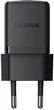 Зарядное устройство Baseus Palm Fast Charger USB-C 30W (USB-C to USB-C 60W Cable) Black (P10111605113-01) - изображение 2