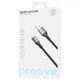 Кабель Proove ReGen Silicone USB to Lightning 2.4A (1m) black - зображення 2