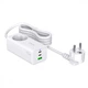 Мережевий фільтр Proove Power Strip PD-02 65W (2 Type-C + 1USB) white - зображення 7