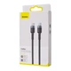 Кабель Baseus Cafule Flash Charging Type-C to Type-C PD 2.0 100W (2m), Красный / черный - изображение 2