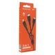 Кабель USB Borofone BX71 3-in-1 IP+Type-C+Micro Чорний - изображение 2