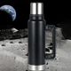 Кружка-термос Vacuum flask 970,1400 мл, Термос nуристический с чашкой из нержавеющей стали 55567/1 - изображение 2
