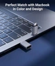 Адаптер Syntech USB‑C на USB 3.0, комплект 2 шт., Thunderbolt 4/3, сумісний з MacBook, iPad, iPhone, Galaxy, Surfacе, сірий - изображение 2