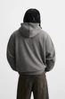Худі базове Zara сірий 0761/370/807 XL - зображення 3