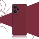 Силиконовый чехол Soft Touch для Xiaomi Poco F5 Бордовый - изображение 3