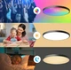 Люстра LED стельова RGB Wi-Fi смарт світильник з керуванням через додаток Smart Life Tuya зміна кольору та яскравості світла - зображення 3