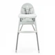 Стільчик для годування Dinnly Kinderkraft KHDINN00LGR0000 Grey - зображення 3