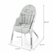 Стільчик для годування Dinnly Kinderkraft KHDINN00LGR0000 Grey - зображення 5