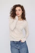 Футболка с длинным рукавом женская L цвет молочный YUKI ЦБ-00290825 - изображение 1