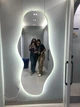 LED-зеркало фигурной формы, задняя подсветка, 90*50 см, Mirrorika - изображение 3