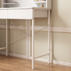 Туалетный столик с зеркалом и 2 ящиками (126×80×40 см) D92AΩ White - изображение 9