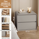 Тумба приліжкова з двома шухлядами P328-50-LightGray - зображення 2