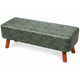 Лавка-пуф RIAS N119 с мягким сиденьем и деревянными ножками 80×30×36 см Dark Green (3_08170) - изображение 2