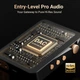 Портативный Hi-Fi плеер MECHEN M33, до 60 дней на одном заряде, профессиональный DAC чип с поддержкой Hi-Fi, медиа плеер, музинский плеер, беспроводной проигрыватель - изображение 2