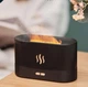 Увлажнитель воздуха аромадифузор с подсветкой эффектом пламени камин Flame Aroma Diffuser 2844 черный - изображение 6