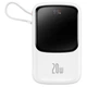 Зовнішній акумулятор Baseus Qpow Pro Швидка зарядка 10000mAh White (р.117 × 70.6 × 25 мм) - зображення 1