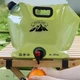 Складная производная сумка канистра на 8 литров Water Bag 4062 42х31 см пакет для воды с ручкой и краном для кемпинга - изображение 3