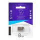 Флеш память USB Touch & Go USB 2.0 8GB Metal 105 Steel - изображение 2