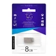 Флеш память USB Touch & Go USB 2.0 8GB Metal 110 Steel - изображение 2