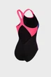 Купальник жіночий суцільний Arena Dreamhline Swimsuit V Back (UV 50+) 38 Чорно-рожевий (008328-500-38) - зображення 4