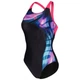 Купальник жіночий суцільний Arena Dreamhline Swimsuit V Back (UV 50+) 38 Чорно-рожевий (008328-500-38) - зображення 1