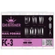 Верхние формы для наращивания ногтей c силиконовыми молдами Designer FC-3 - изображение 3