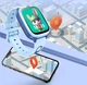 Детские смарт часы-телефон Lemfo D53 с видеозвонком, GPS навигацией, SIM-картой 4G и кнопкой SOS, влагозащита IPX7 Синий - изображение 6