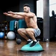 Балансировочная полусфера Gymtek Flex Core Half Ball 58см с эспандерами + голубой насос - изображение 3