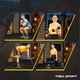 Гантеля шестигранная прорезиненная TX-025RD Trex Sport 2,5кг - изображение 4