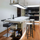Комплект барних стільців Costway Eugad White Marble 2 шт до 100 кг - зображення 7