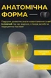Ортопедическая подушка для шеи в авто memory foam анатомический подголовник под шею с эффектом памяти черная (CAM1F1B) - изображение 2
