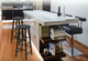 Комплект барних стільців Costway Eugad Black Marble 2 шт до 100 кг - зображення 4