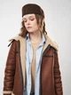 Кепи кашемировое Flat Cap Fortune 55-57 Шоколад - изображение 3