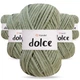 Упаковка YarnArt Dolce, Полынь №798, 5шт - 5 мотков по 100 г 120 м, плюшевая пряжа для игрушек, пледов и аксессуаров, 100% микрополиэстер - изображение 1