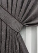 Комплект готових штор VR-Textil Шеніл преміум VELMIRA Rich № 1928ш Сіро-коричневий 200х290 см 2 шт (32-350) - зображення 5