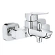 Cмеситель для ванны однорычажный с коротким изливом GROHE QuickFix Dice хром латунь 1018720000 - изображение 1