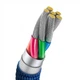 Кабель Baseus Crystal Shine Series Cable USB to Type-C 100W 1.2m CAJY000403 Blue - зображення 4